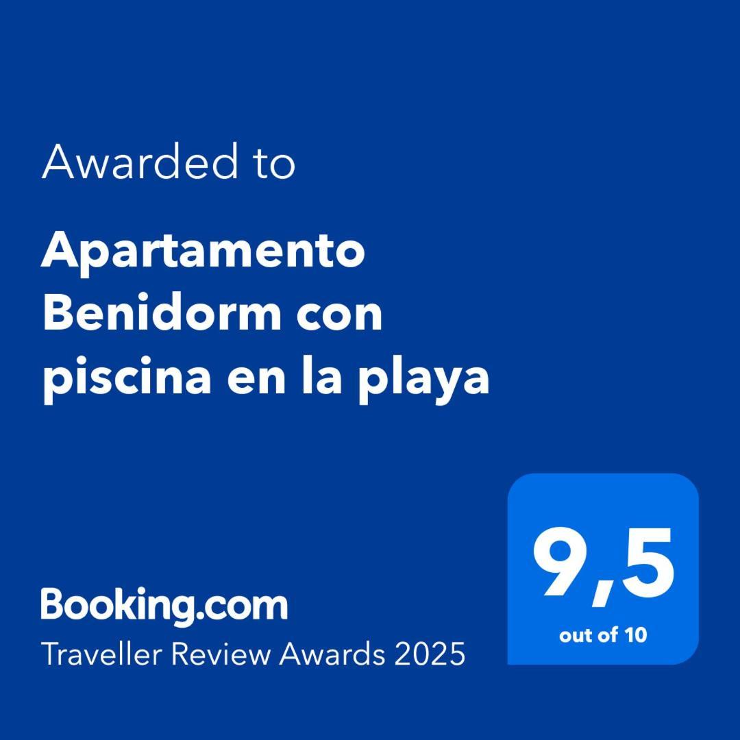 Apartamento Benidorm Con Piscina En La Playa Cala de Finestrat Dış mekan fotoğraf